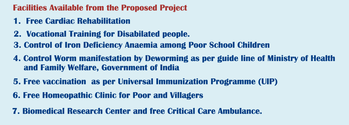 Facilities Available from the Proposed Projectr